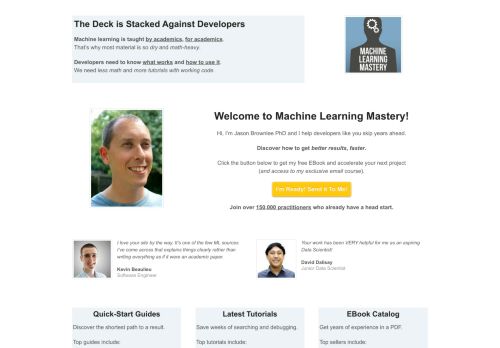 Machine Learning Mastery!